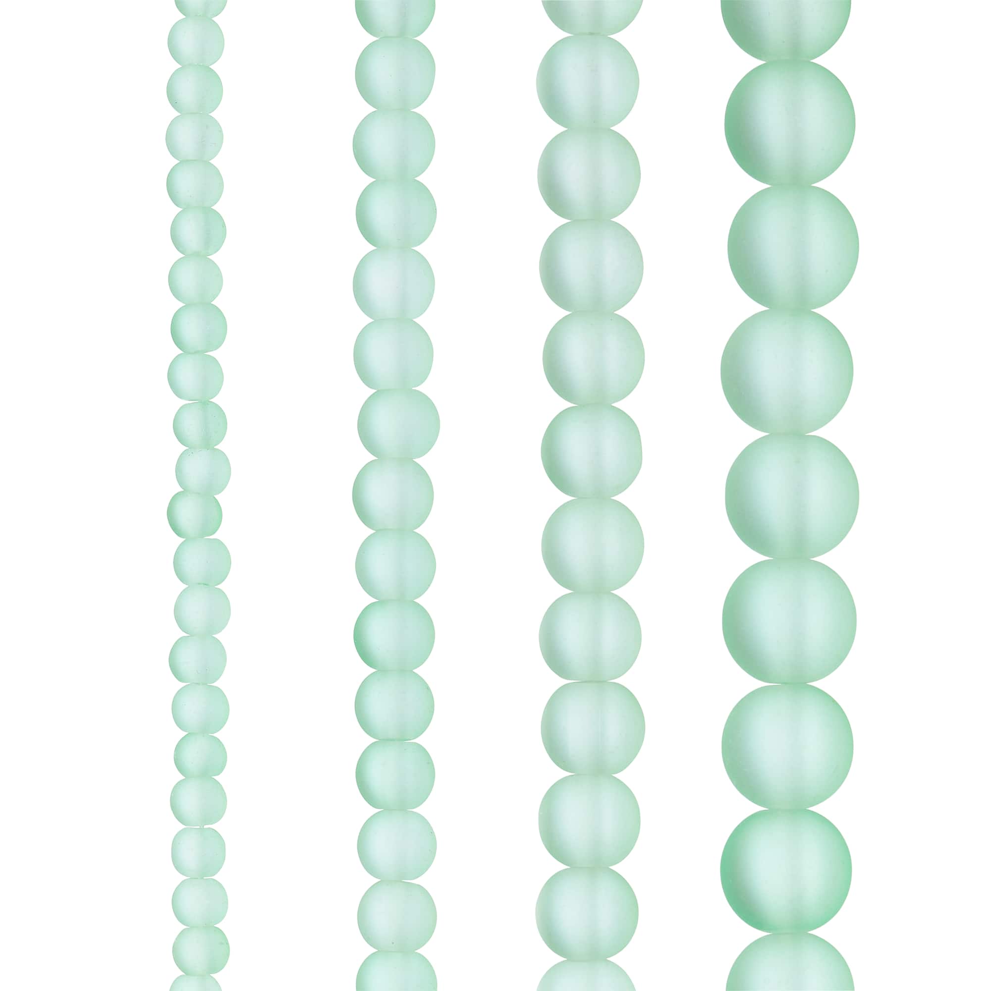 Matte Glass Round Beads by Bead Landing